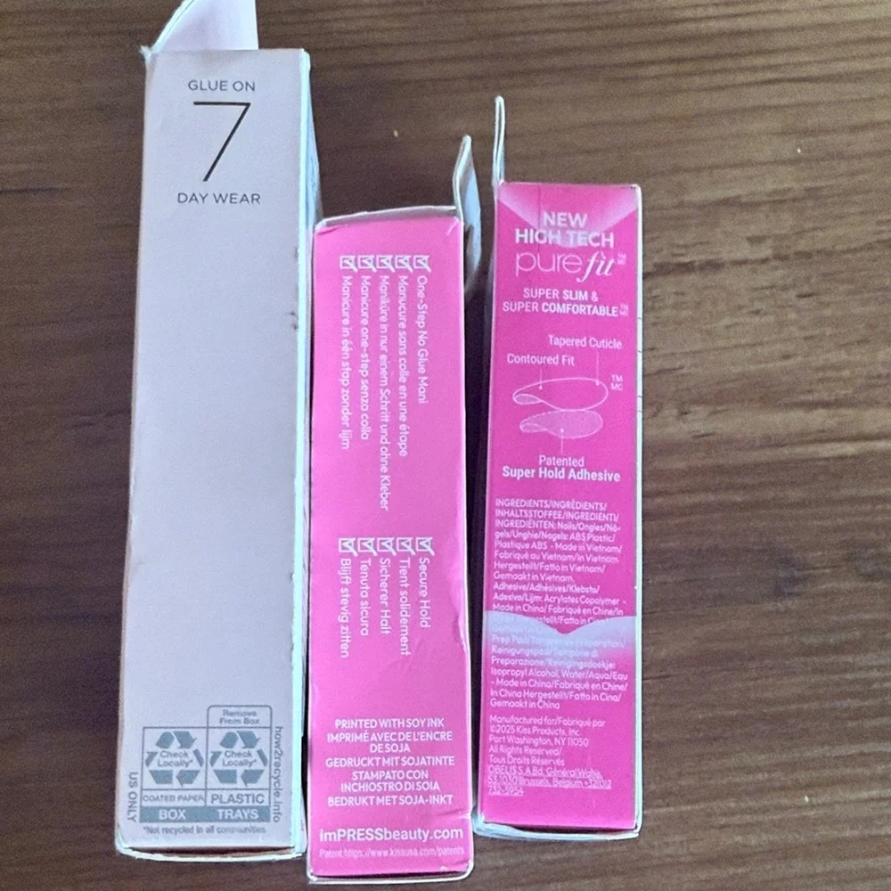 Kiss Nude Acrylic Nails with Flexi-Fit Technology-Size Medium